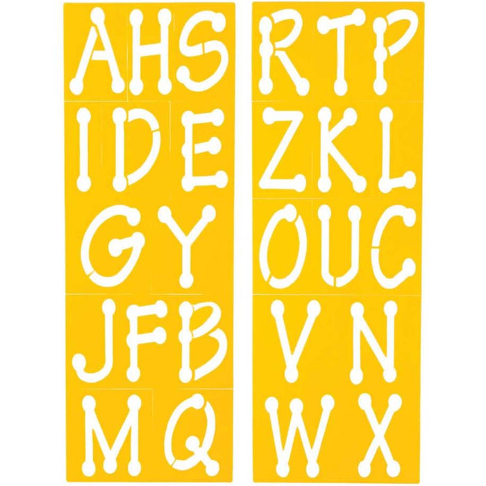 STENCIL ALPHA UPPERCASE 3.5IN 