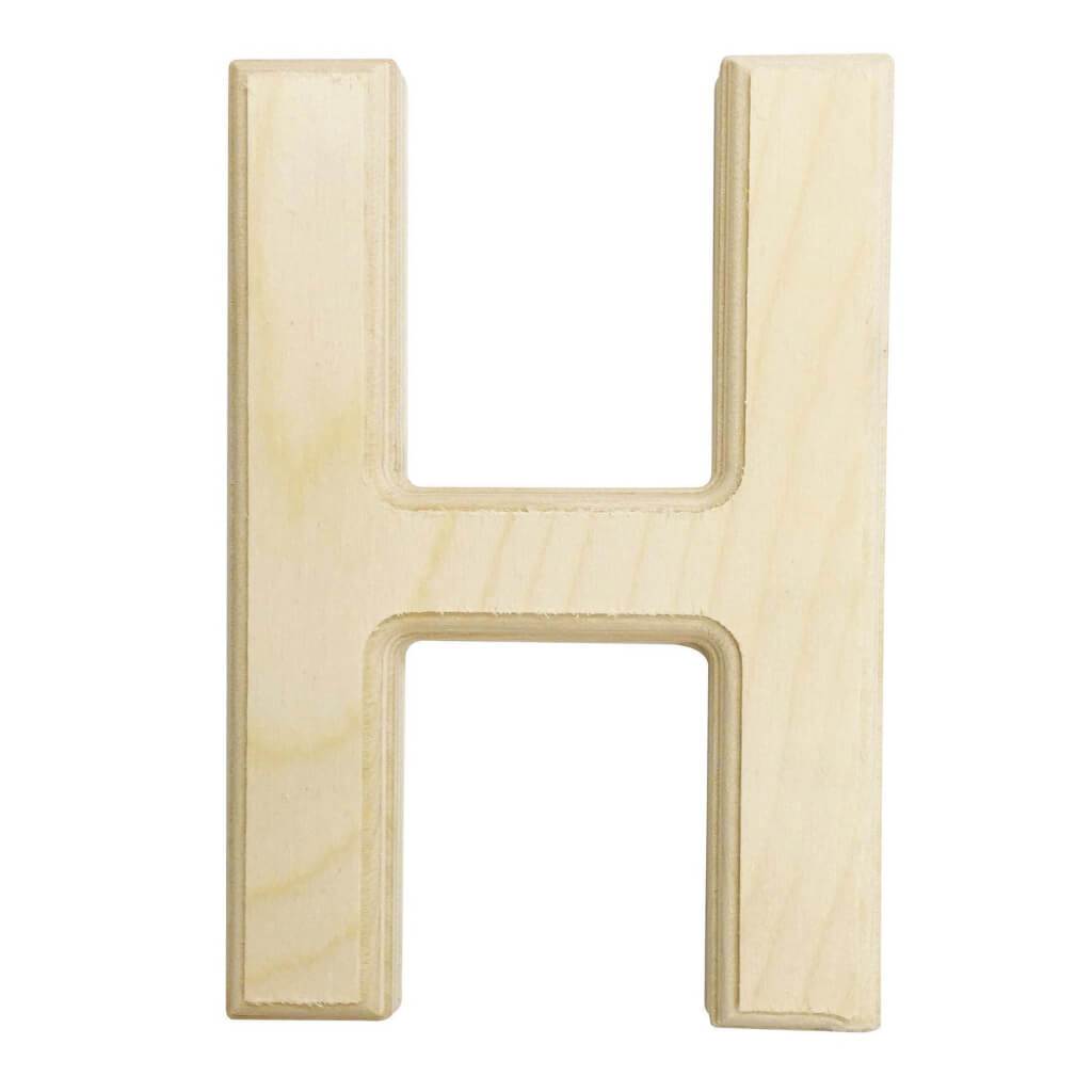 Beveled Wood Letter