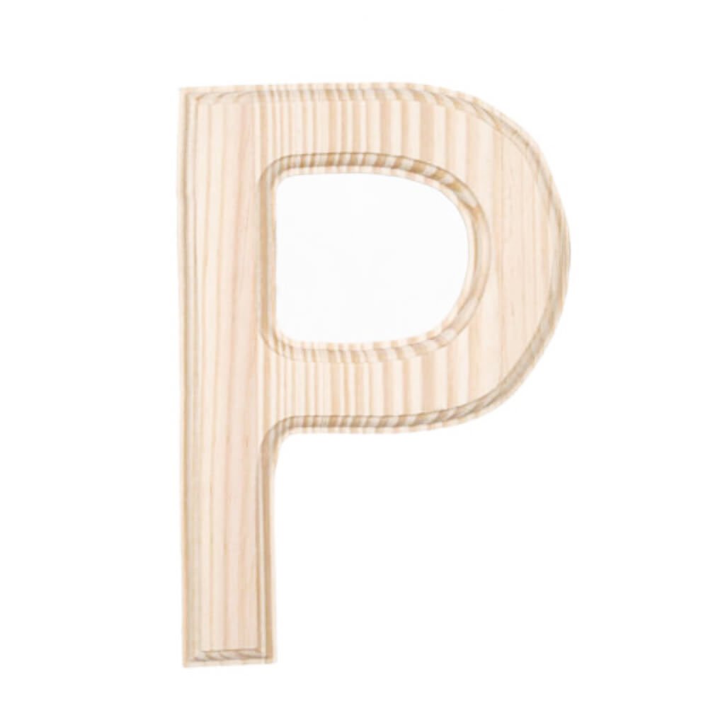 Beveled Wood Letter