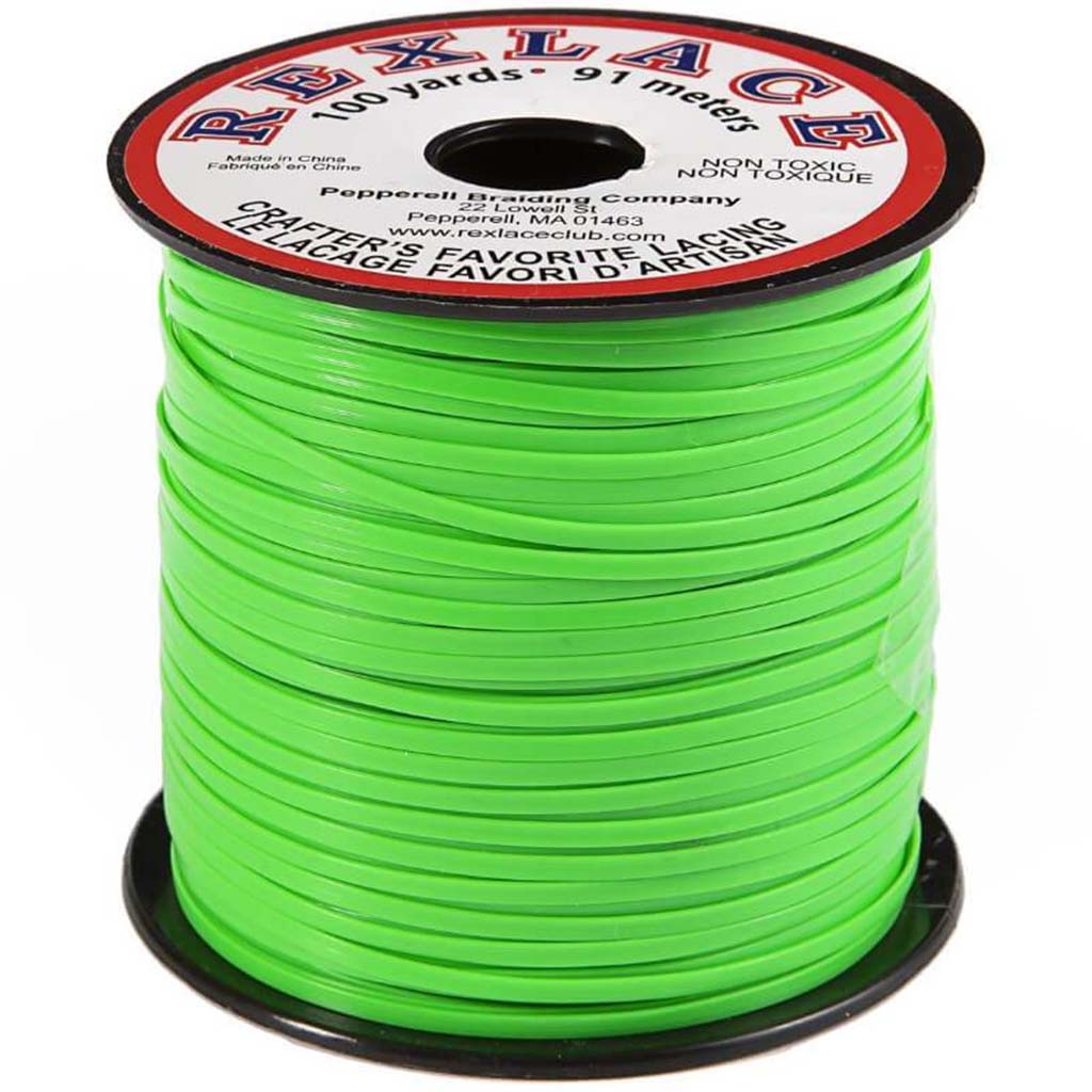 CORD REXLACE 100YD N GREEN 