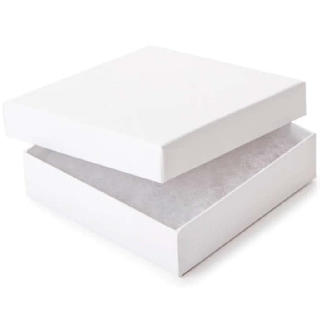 Jewelry Boxes White 3 x 2-1/8 x 1 inches 6 pieces 