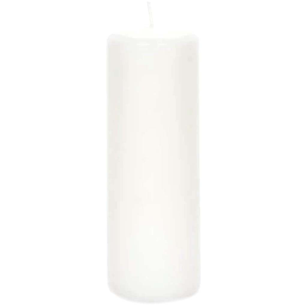 Pillar Candle White Linen Scented 2.8 x 5.8 inches 