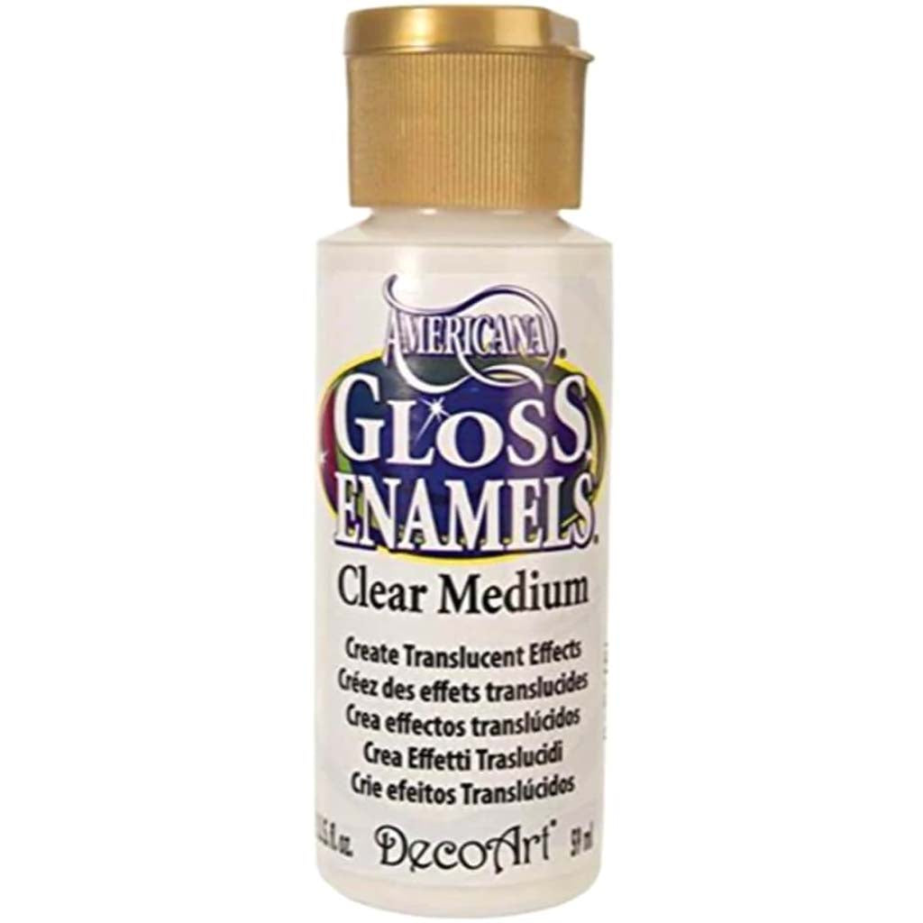 AMERICANA GLOSS ENAMEL CLEAR MEDIUM 2OZ