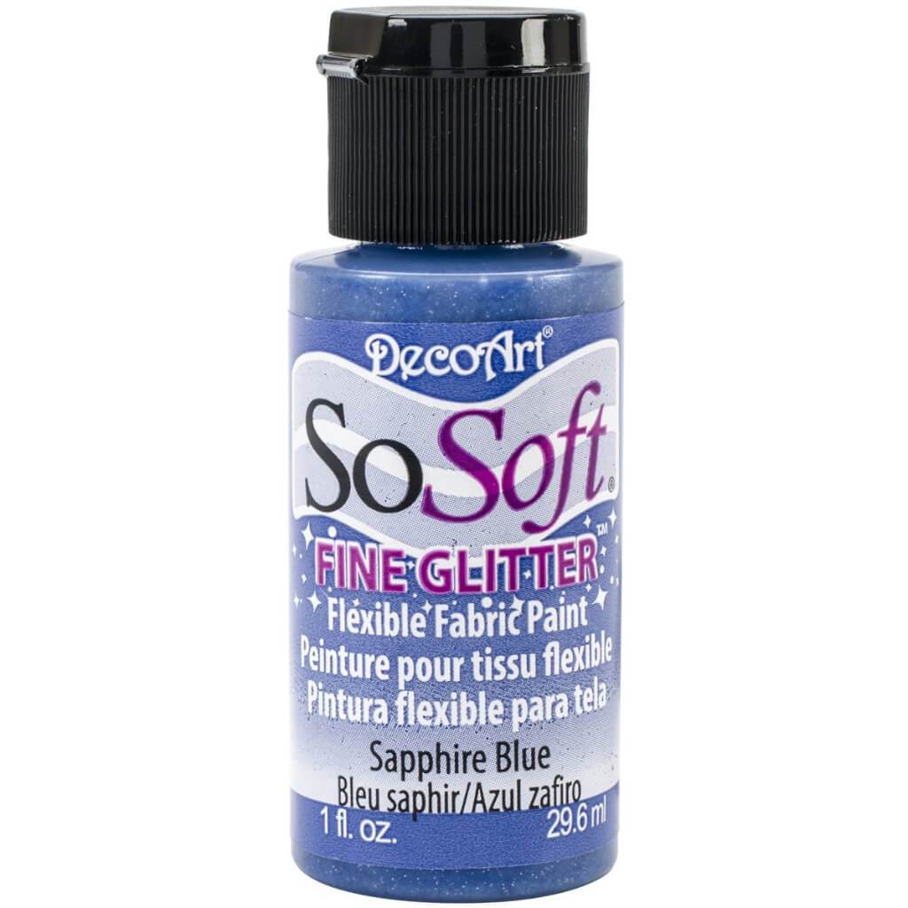 Sosoft Fine Glitter Paint 1oz