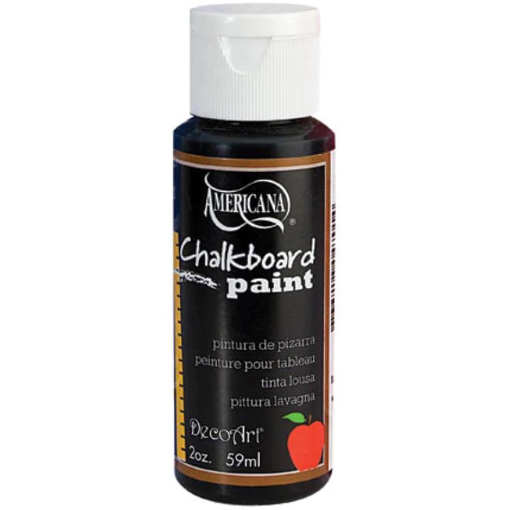 Americana Chalkboard Paint Black Slate Carded 2oz