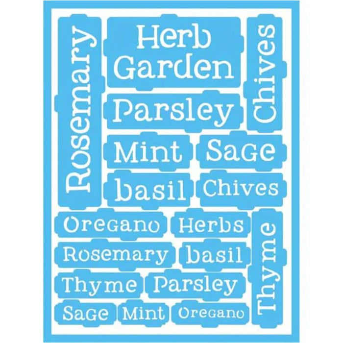 Self Adhesive Stencils Spice Of Life 6X8