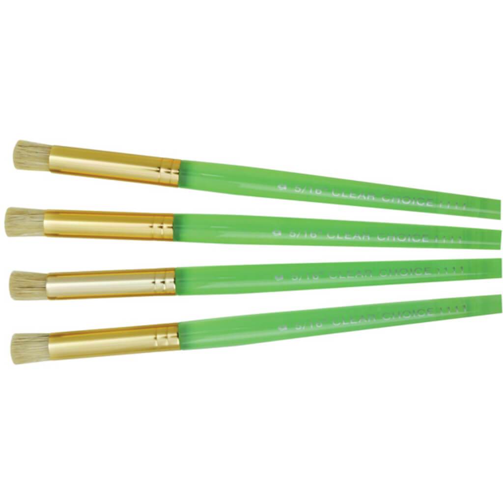 CLEAR CHOICE STENCIL BRUSHES 4PC SET 5/16IN 