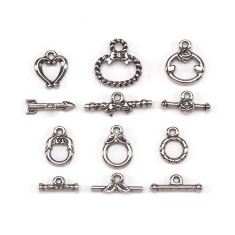 Toggle Clasps Nickel Assorted Styles Big Value 