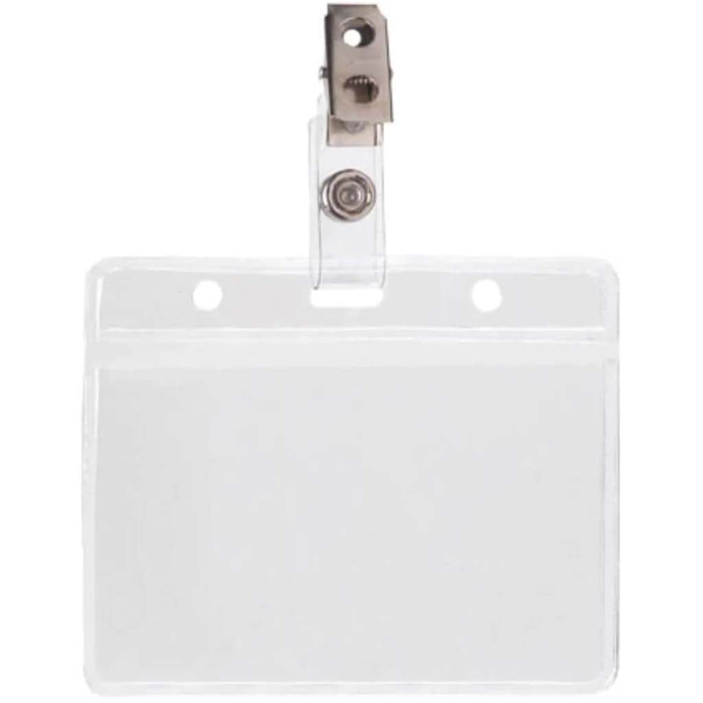 ID Badge Holder with Clip 