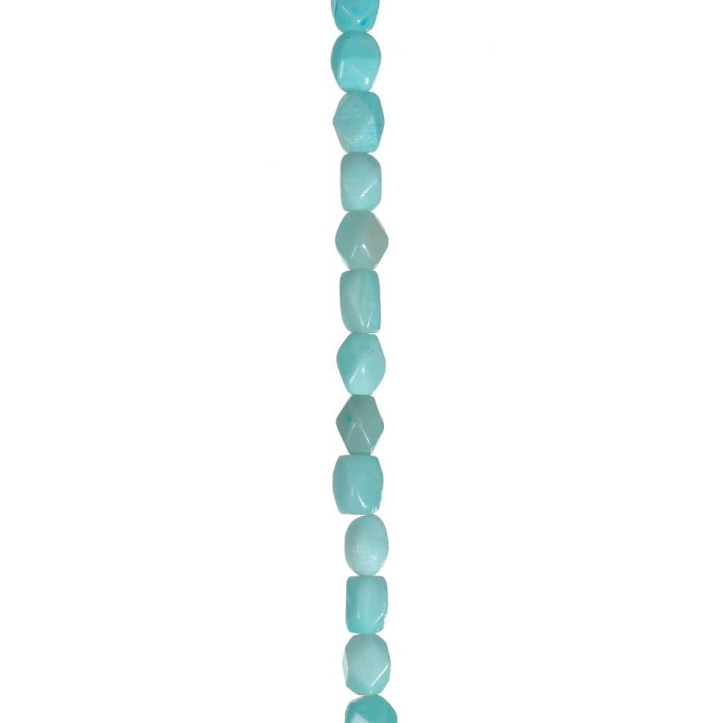 SEMI-PRECIOUS STONE BEAD AMAZONITE 7IN 