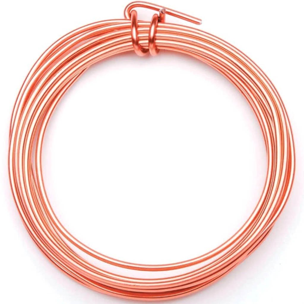 ALUMINUM JEWELRY WIRE COPPER 12GAUGE 3YD 