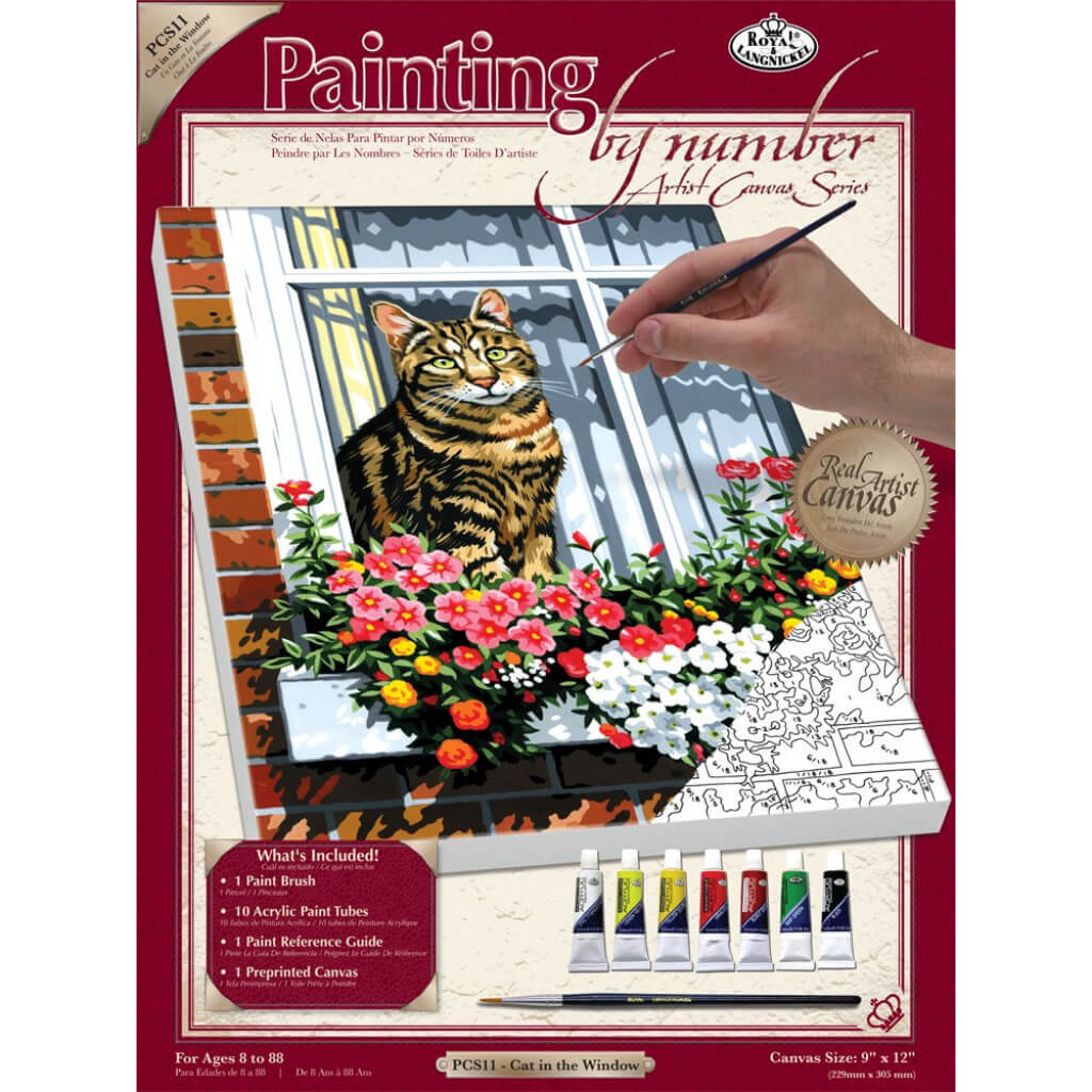 Paint By Number Kits Cat In The Window