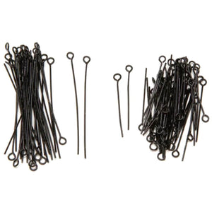 Eye Pins Black 1 and 2 inches 