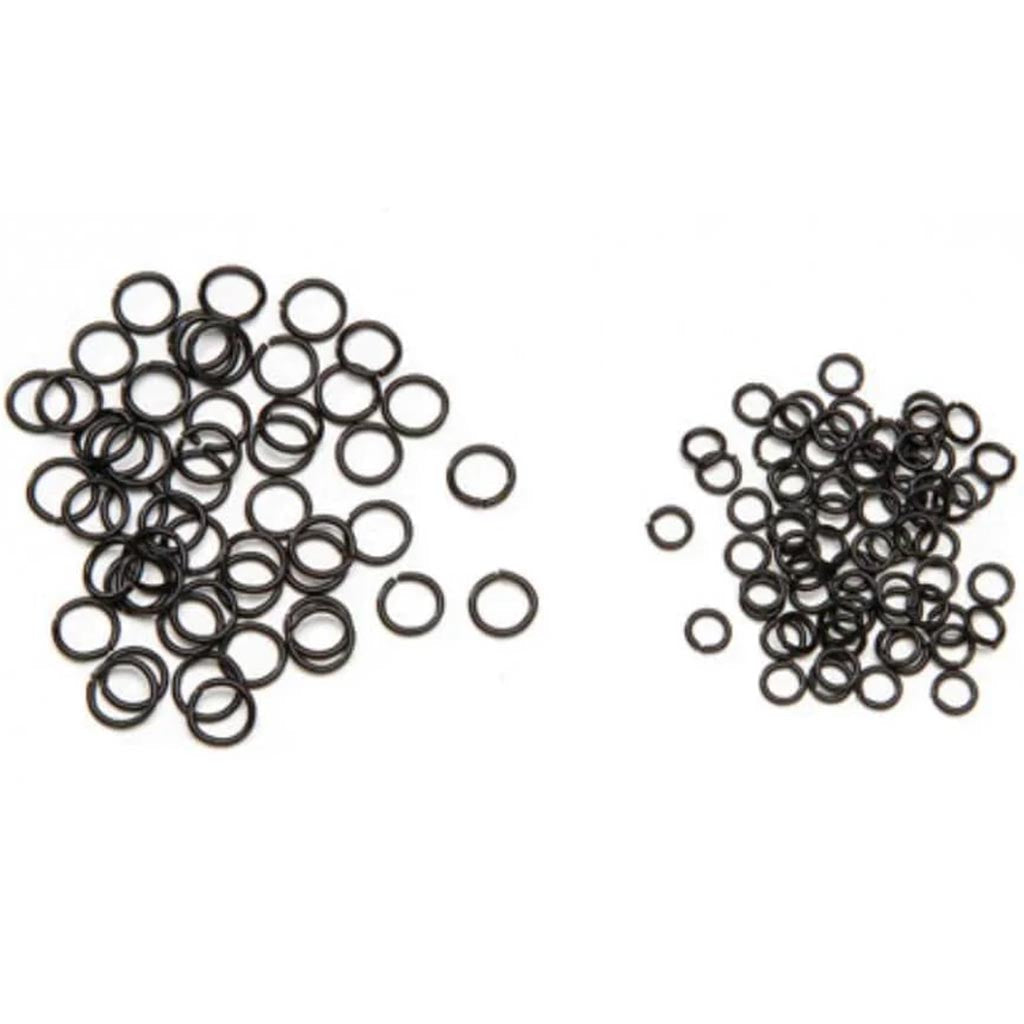 Jump Rings Black 4 and 6mm 