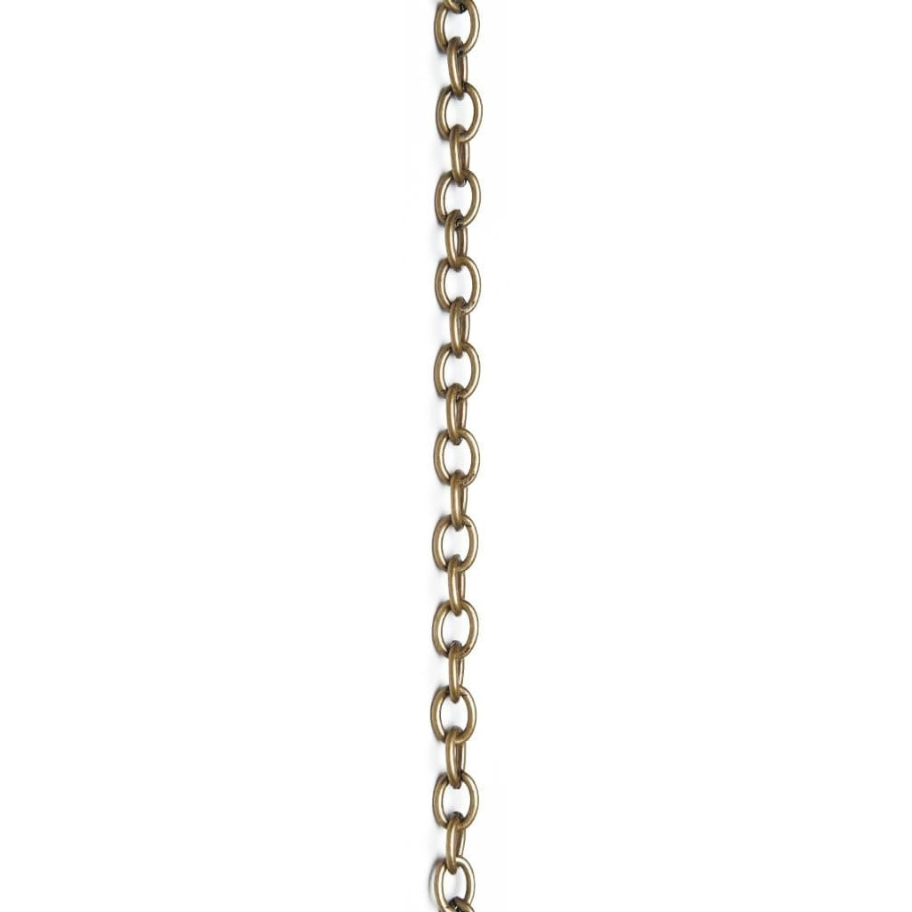 4MM LARGE LOOP CABLE CHAIN ANT.BRONZE 48IN 