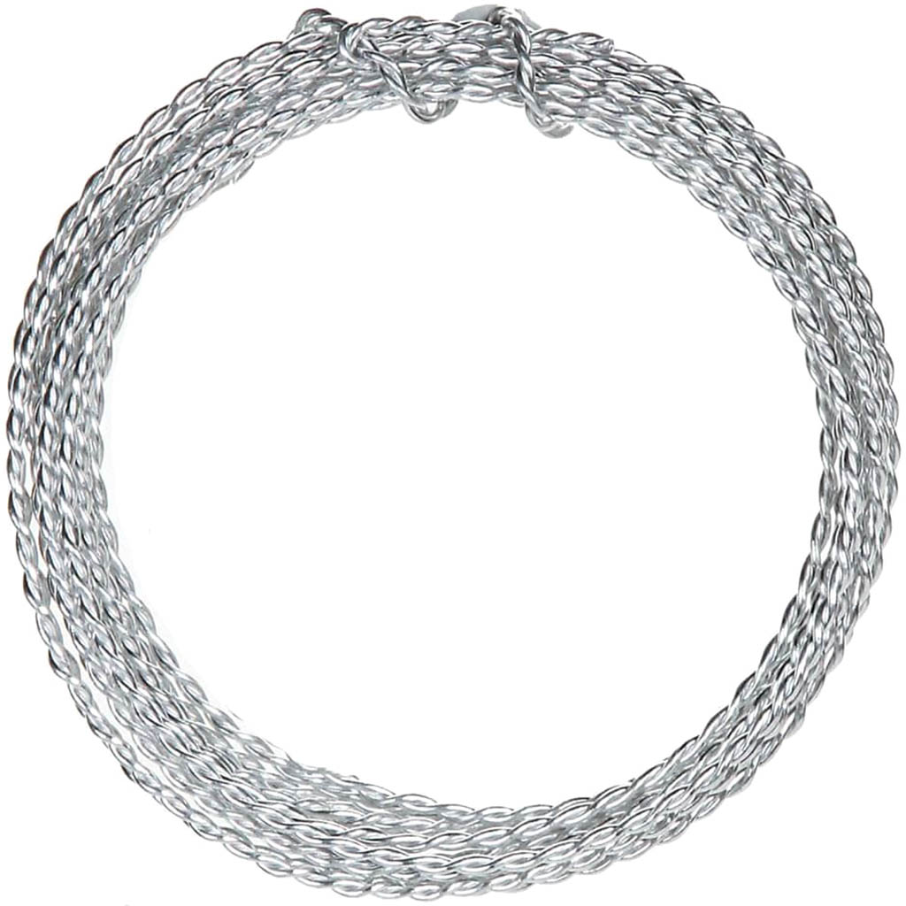 ALUMINUM WIRE SILVER 18GAUGE 3YD 