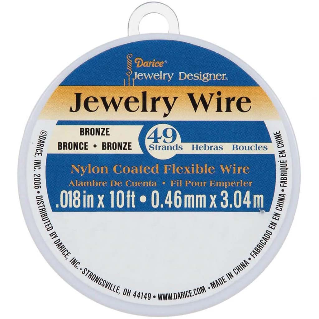 WIRE BEAD STR EZ .018 30FT BRONZE 