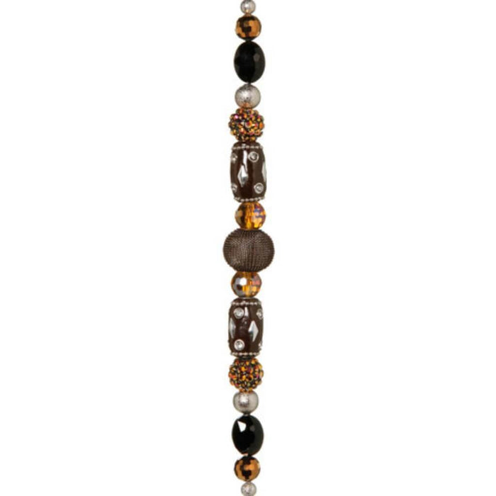 BEAD BOHO STR DARK 18MM 