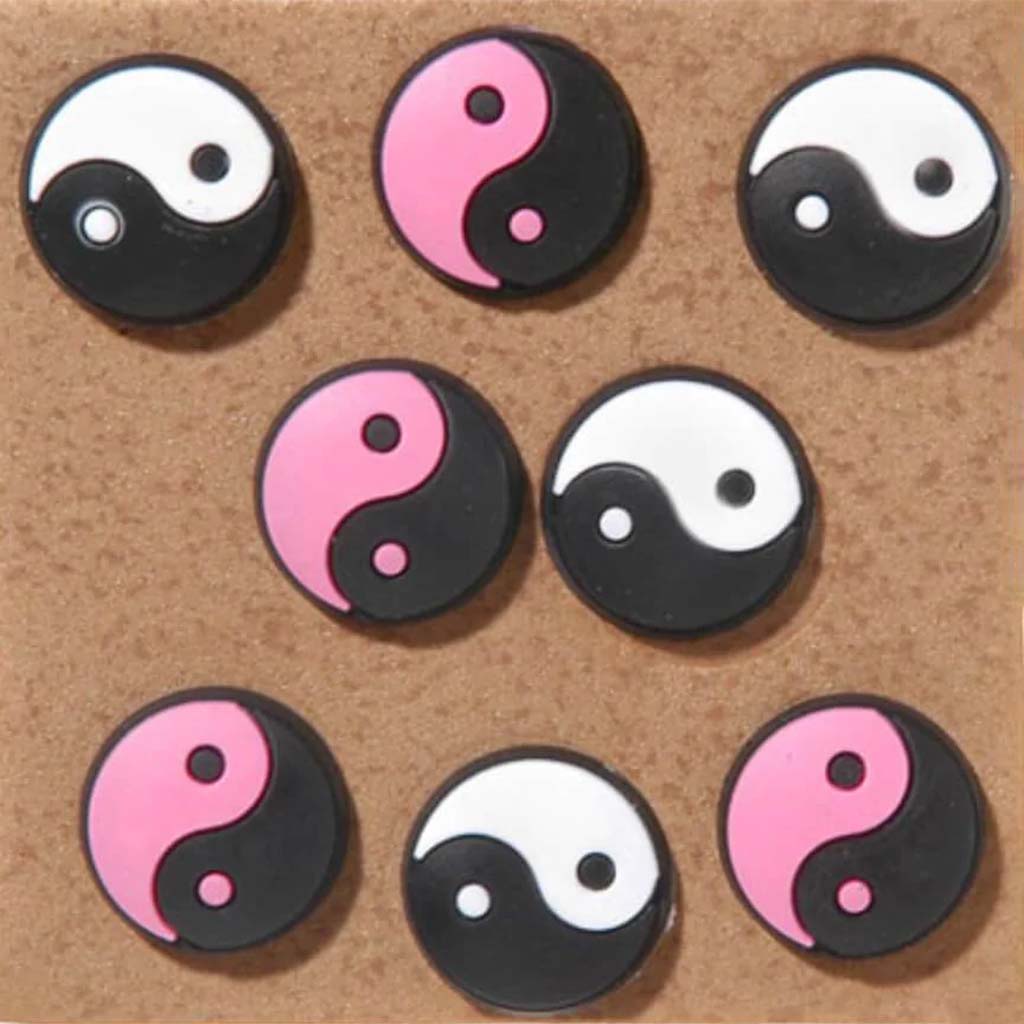 PUSH PINS YIN YANG 8PC 