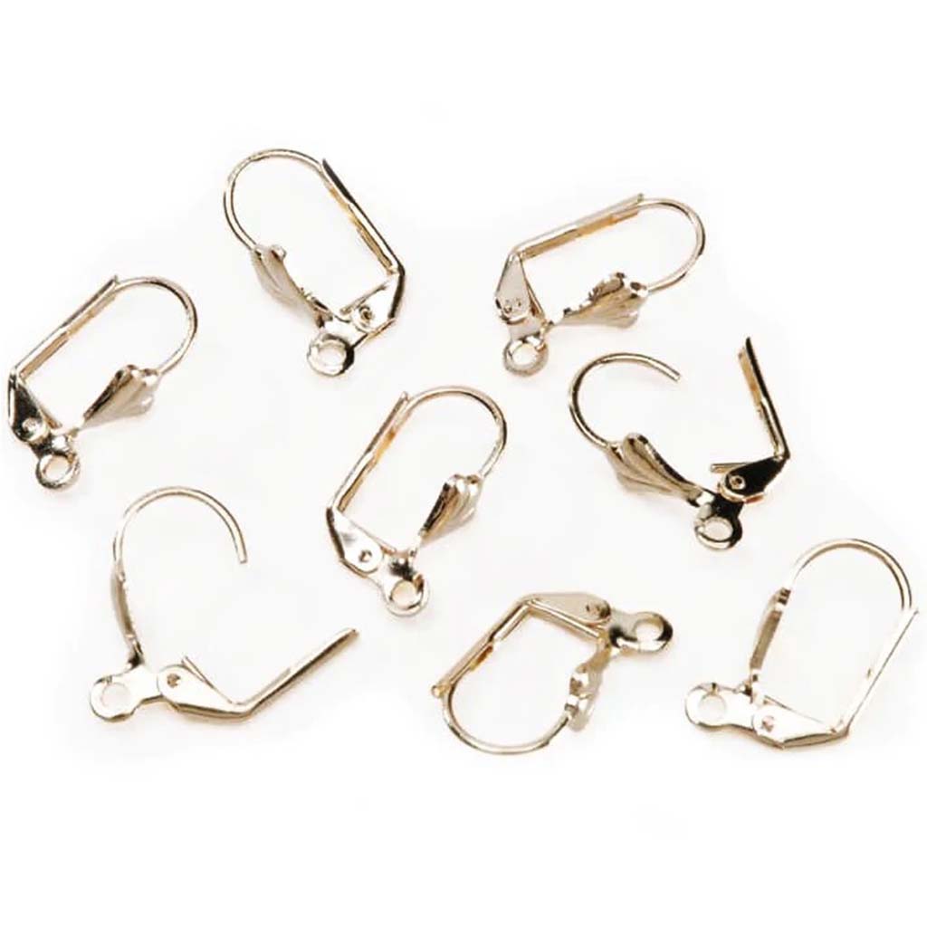 EARRING LEVER BRT GOLD 18PCS 