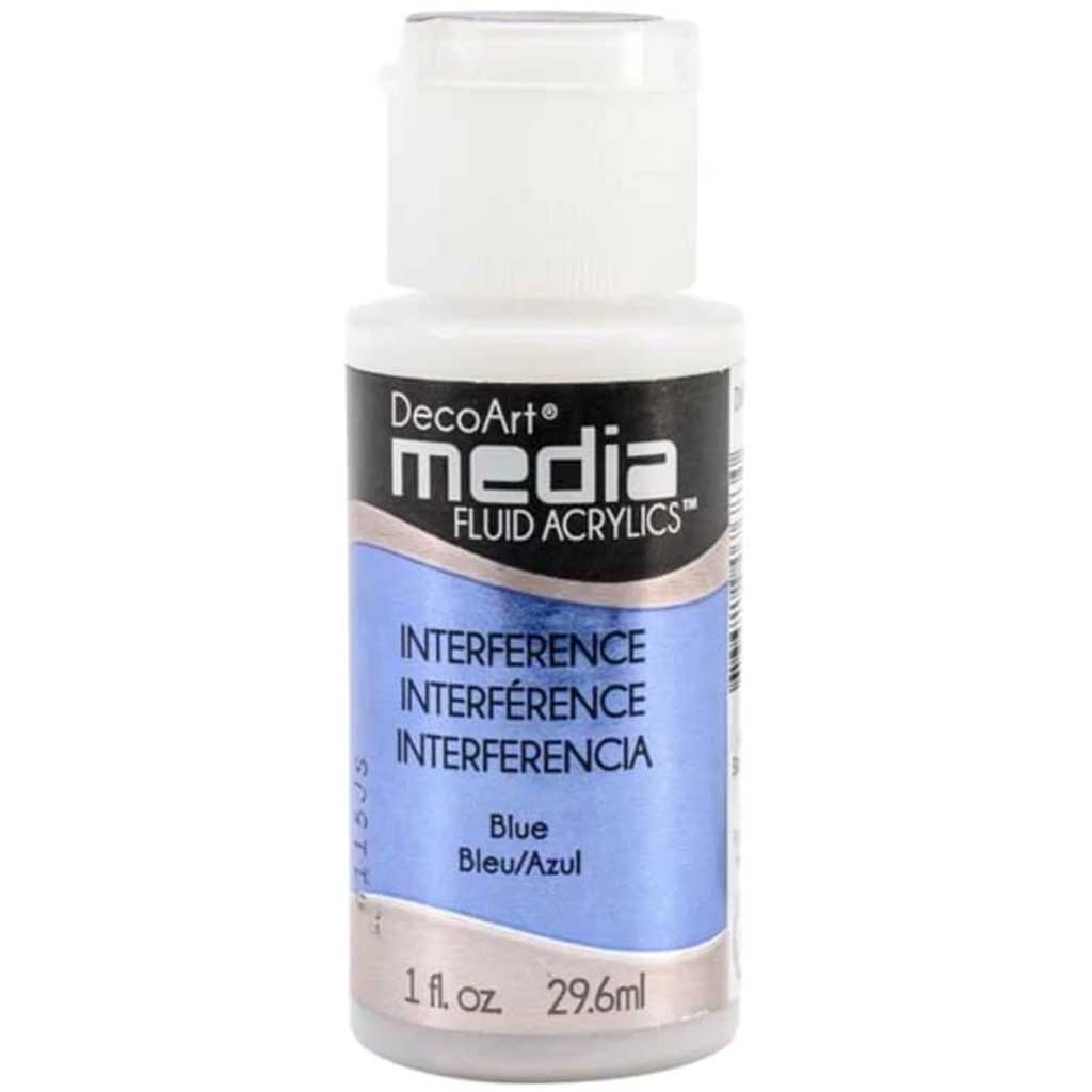 Decoart Media Fluid Acrylic Interference Paint Series 3 1oz