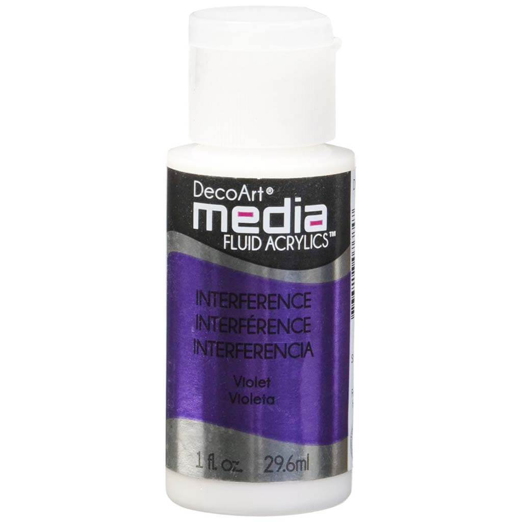 Decoart Media Fluid Acrylic Interference Paint Series 3 1oz