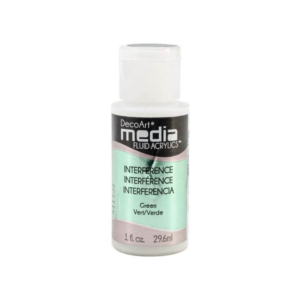 Decoart Media Fluid Acrylic Interference Paint Series 3 1oz