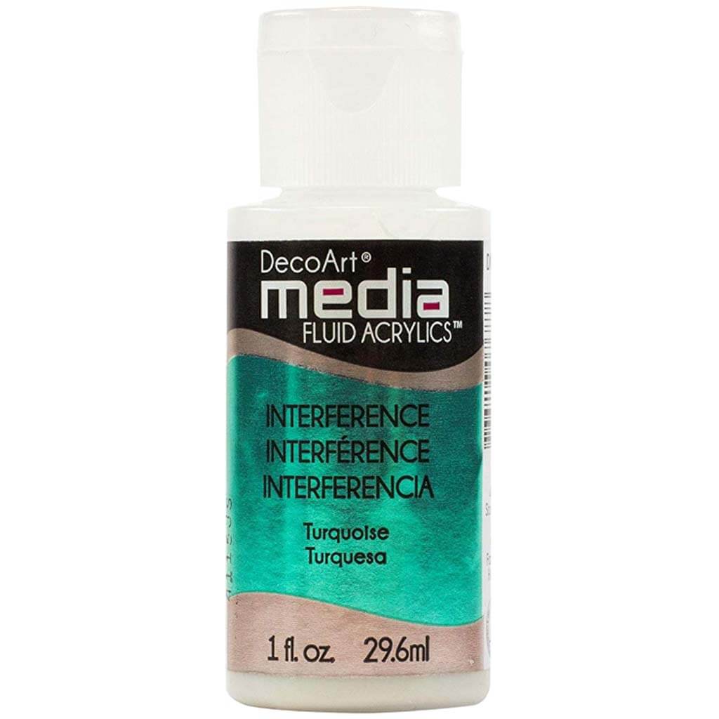 Decoart Media Fluid Acrylic Interference Paint Series 3 1oz