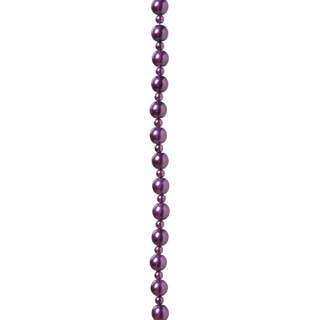 PEARL STRAND BEAD PURPLE 4X8MM 