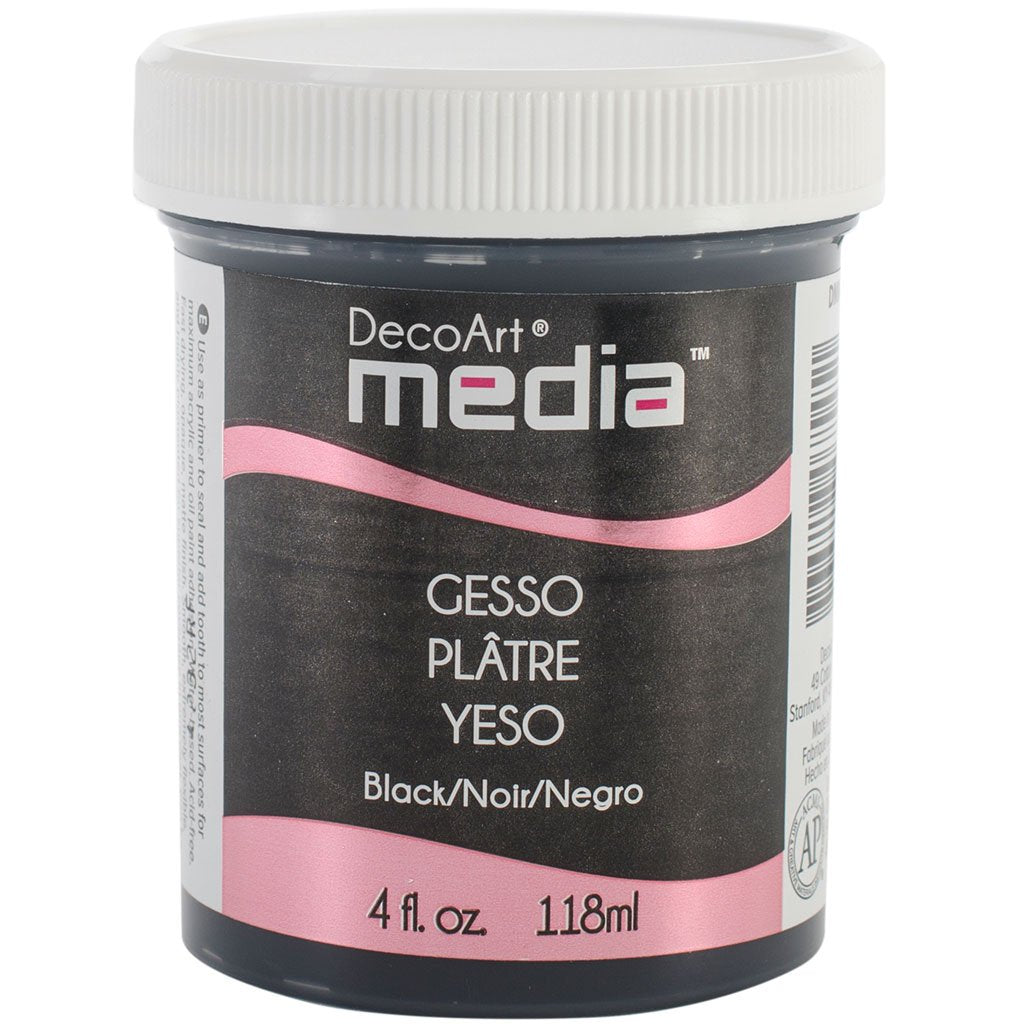 Media Gesso 4oz Black