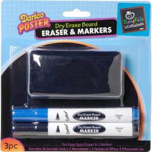 White Board Marker and Eraser Set 