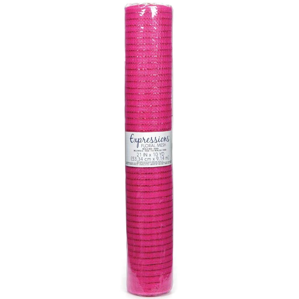 Mesh Metallic Fuchia 