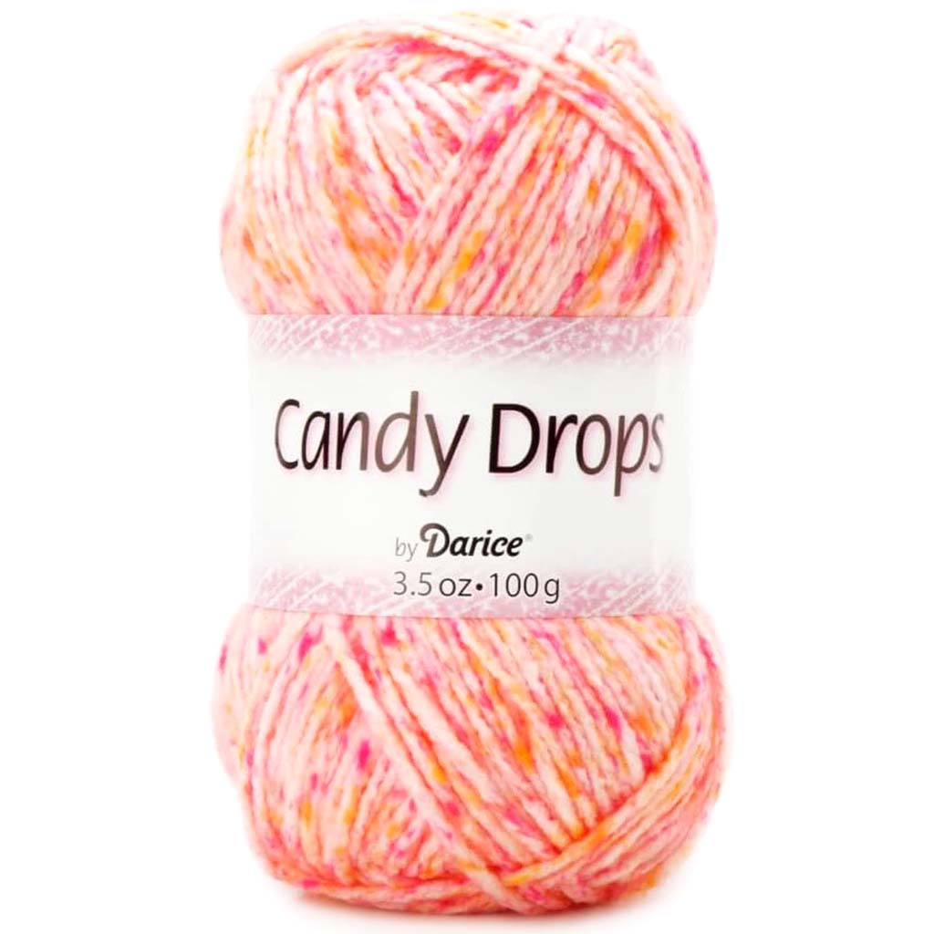 YARN CANDY DROPS TROPICAL FRUIT 3.5OZ 