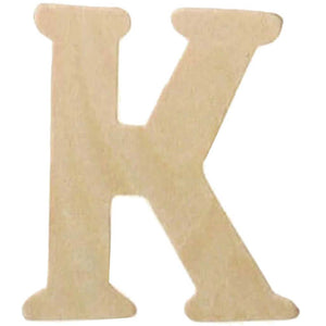 Wood Letter A 2pc/Pkg 1.5in