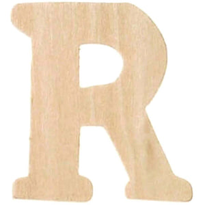 Wood Letter A 2pc/Pkg 1.5in