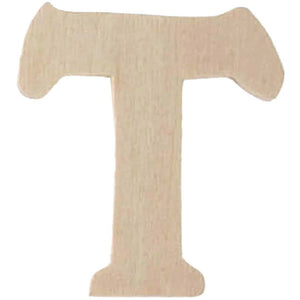 Wood Letter A 2pc/Pkg 1.5in