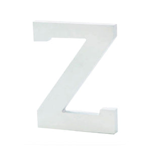 Classic Font White Wood 6in Letter