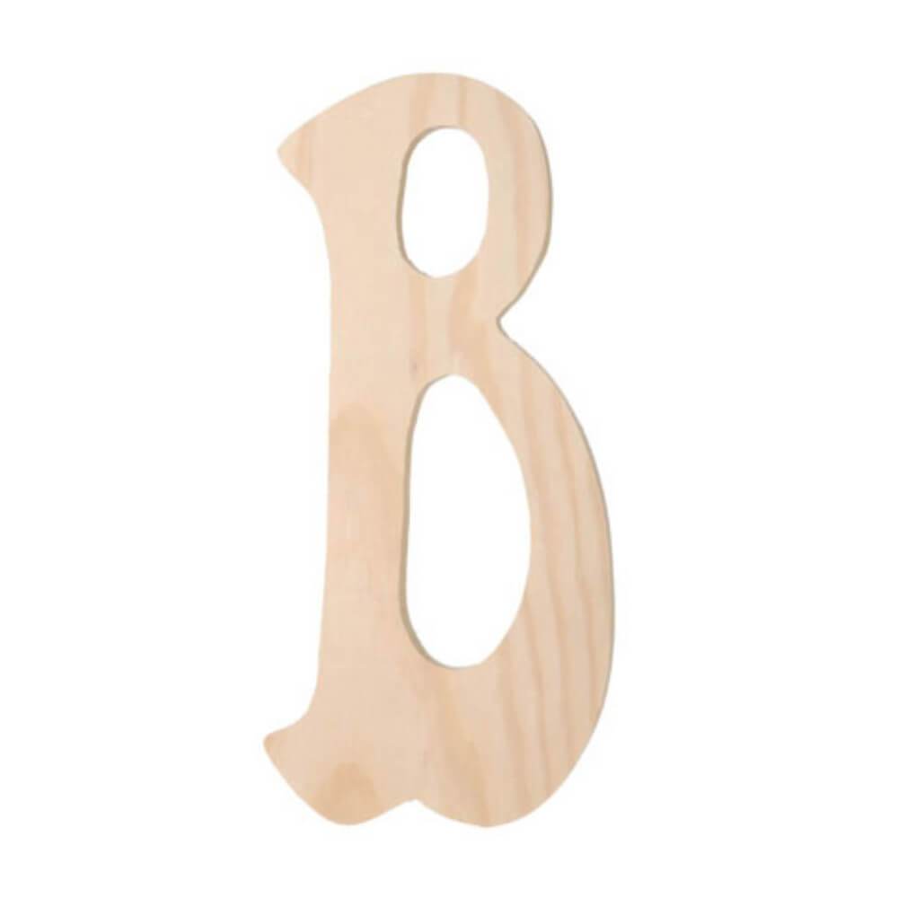 Wood Letter Special Font 6in