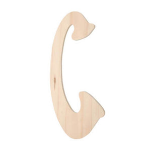 Wood Letter Special Font 6in