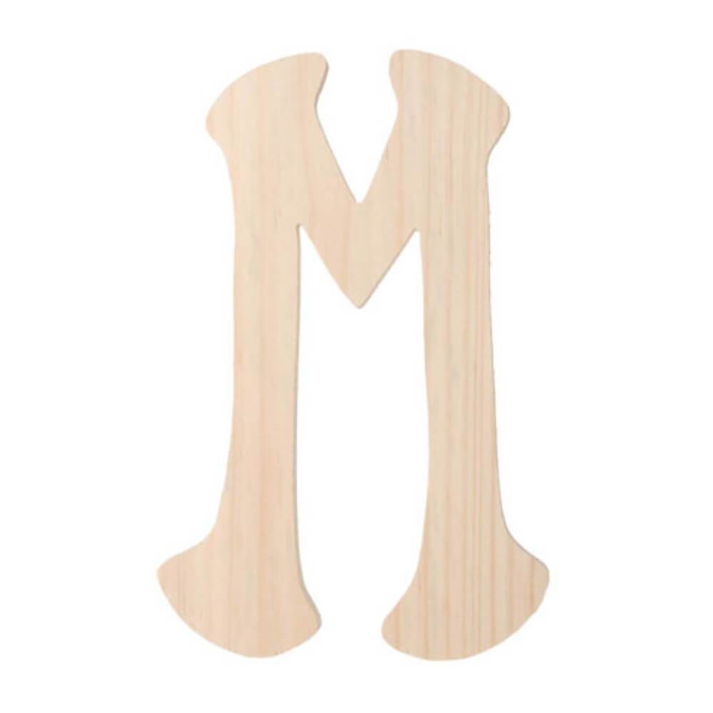 Wood Letter Special Font 6in