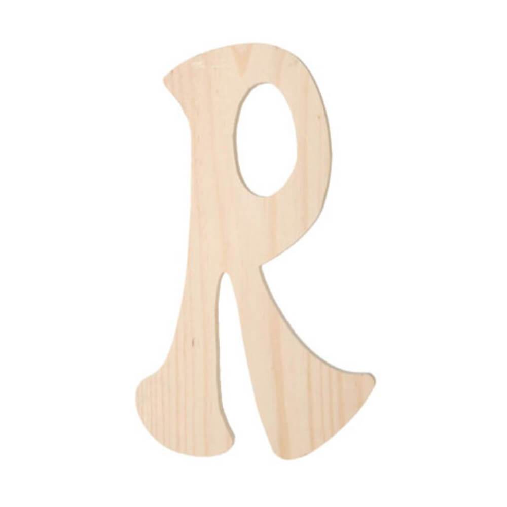 Wood Letter Special Font 6in