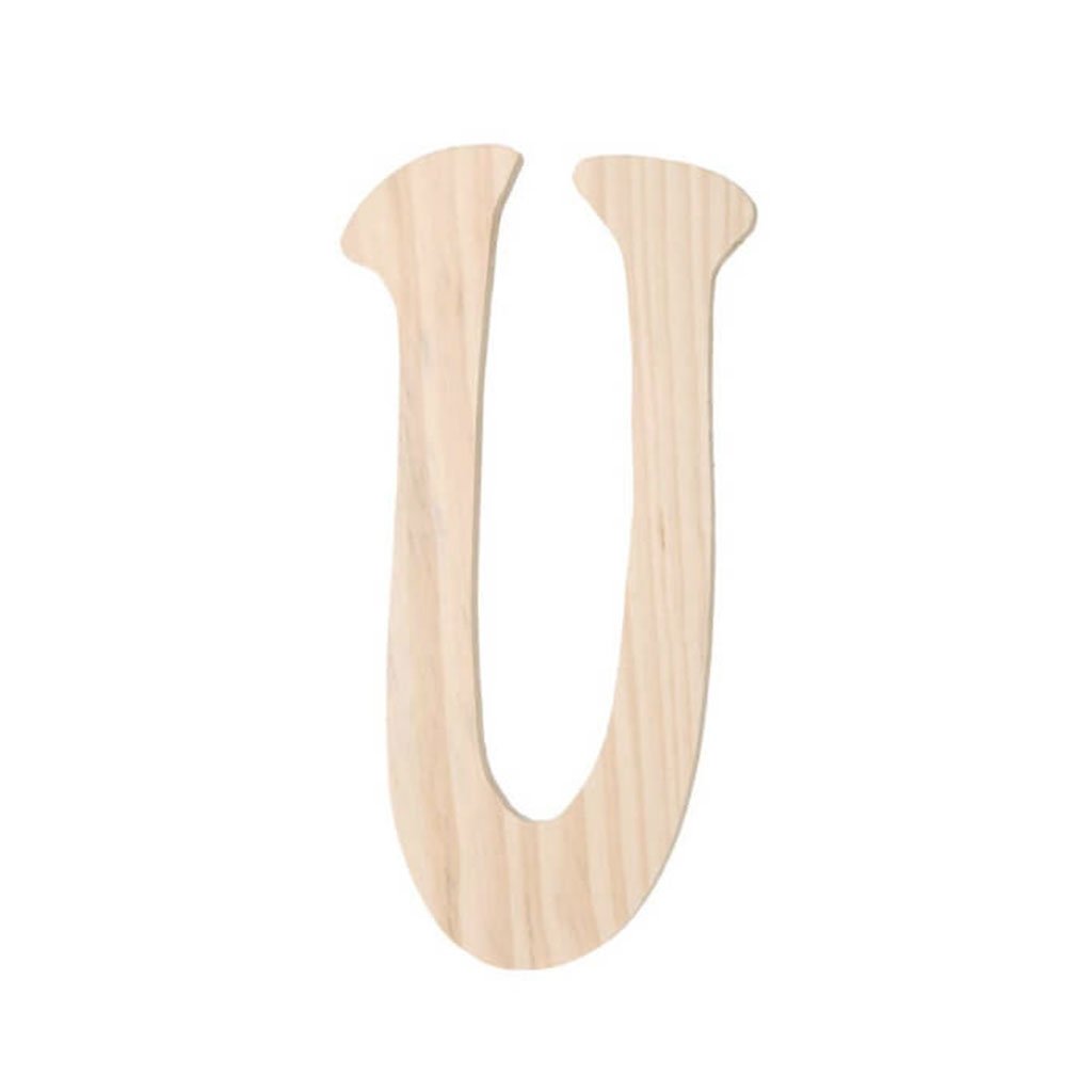 Wood Letter Special Font 6in