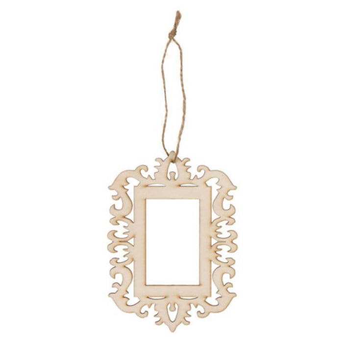 Laser Cut Wood Frame 