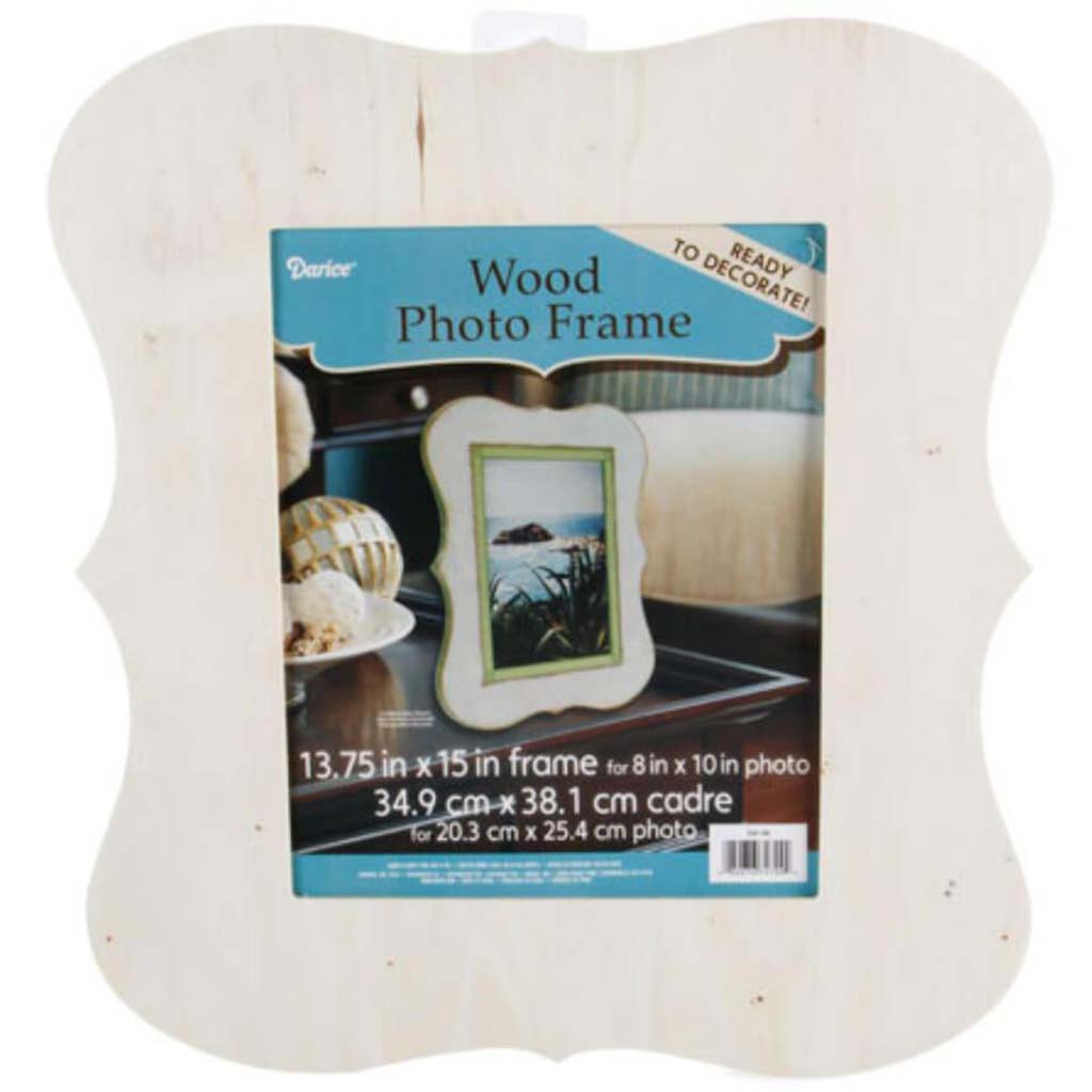 WOOD CHIPPENDALE PHOTO FRAME 