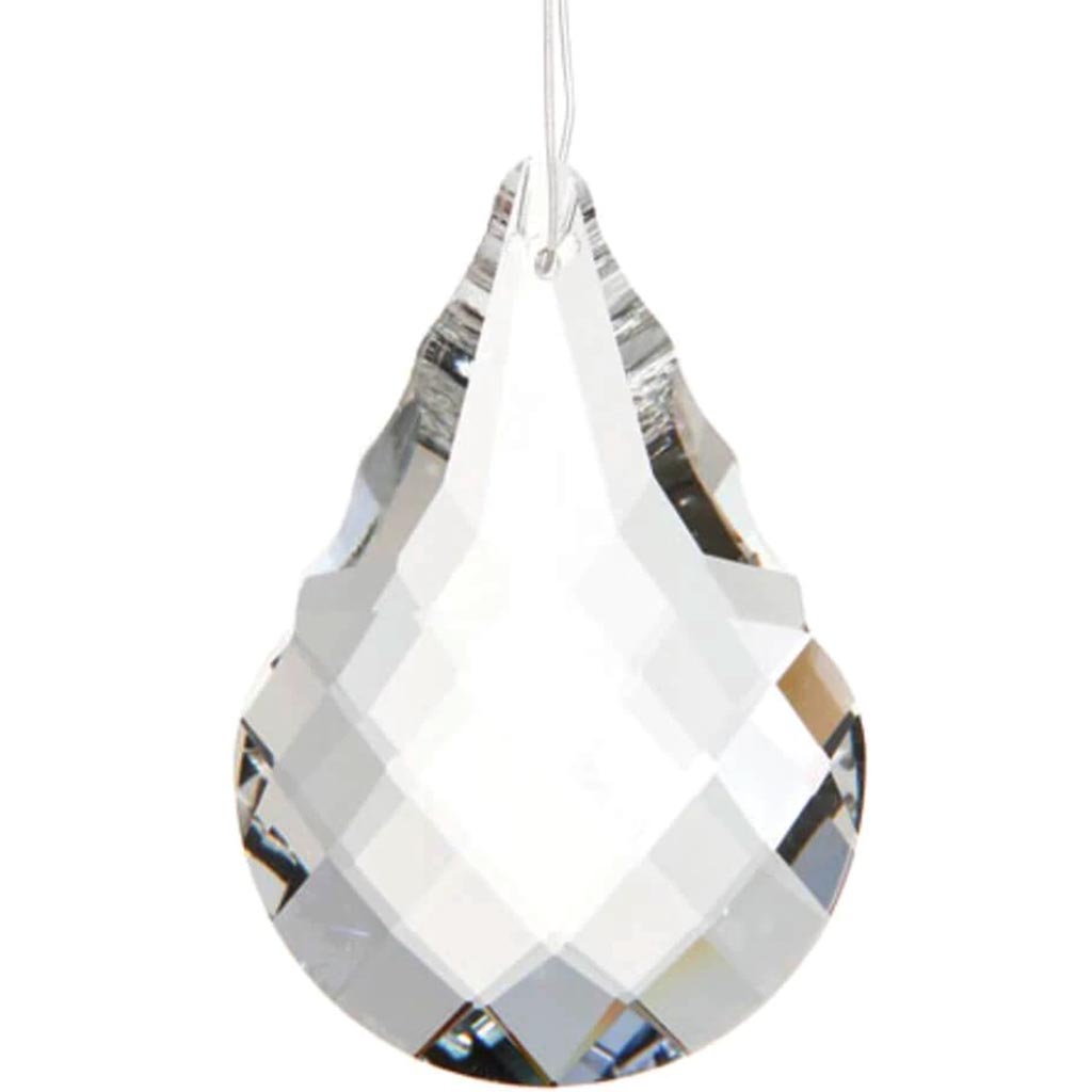 Crystal Cut Drop Pendant 43mm x 63mm 