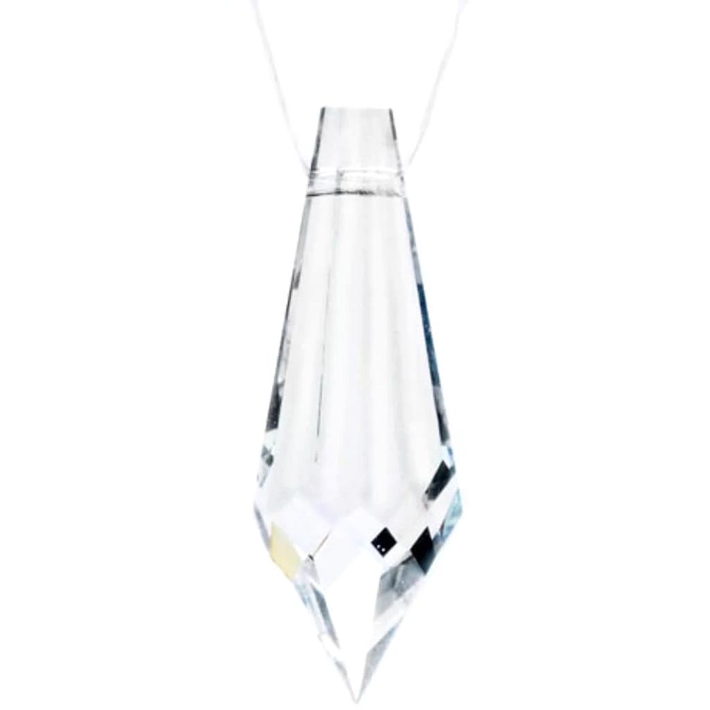 Crystal Cut Drop Pendant 13mm x 38 mm 