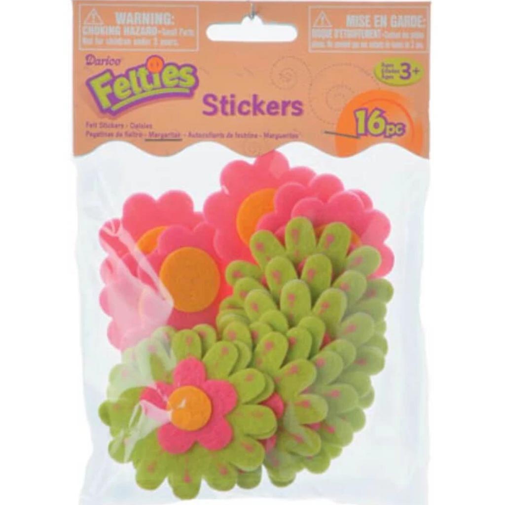 Felties Felt Stickers Crazy Daisies 