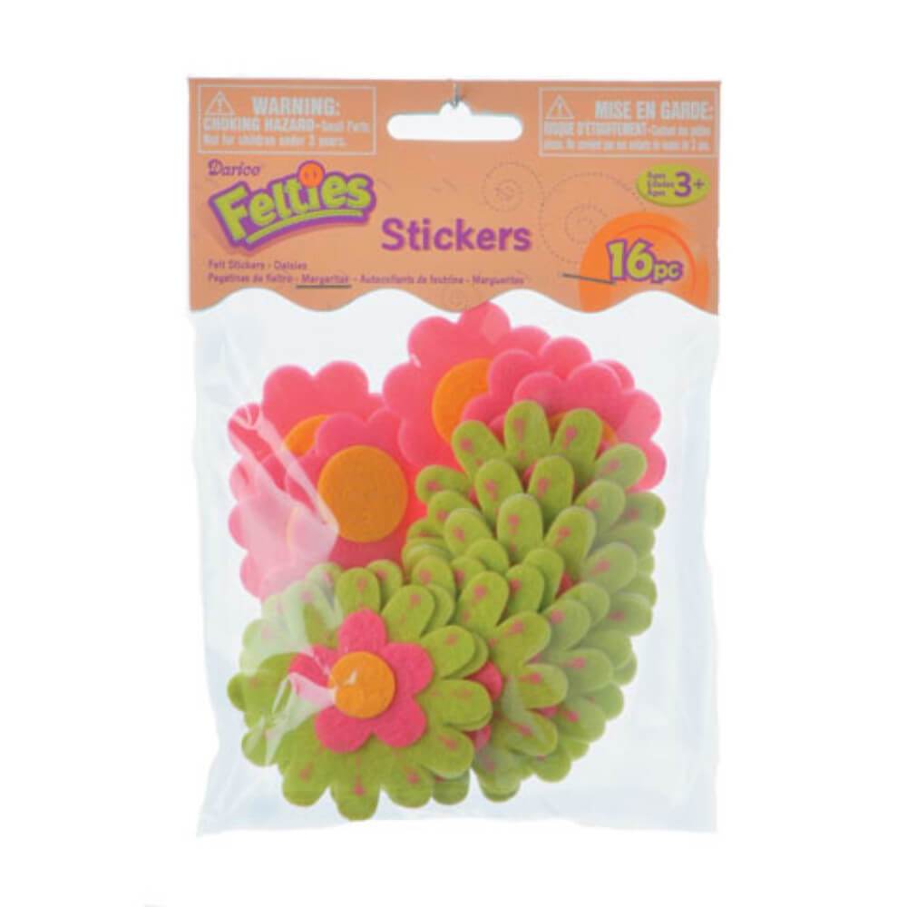 Felties Felt Stickers Crazy Daisies 