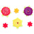 Felties Felt Stickers Layered Flowers 