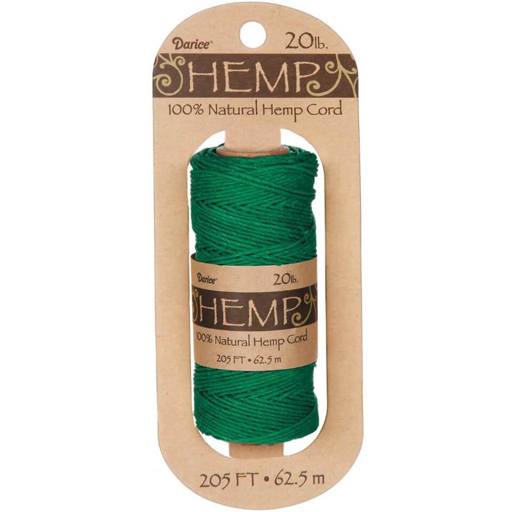 HEMP SPOOL 205FT 20LB GREEN 